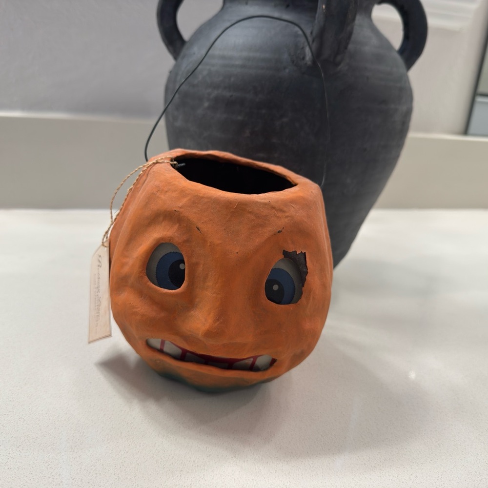 Bethany Lowe Orange Pumpkin Decor